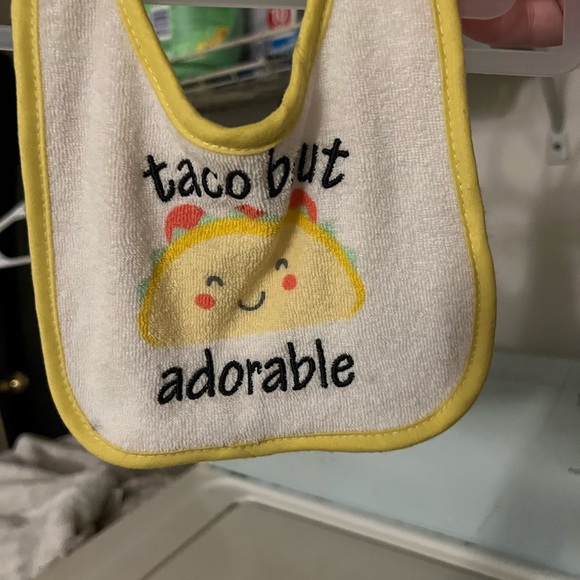 Bibs, Onesies, & Baby Milestone blanket - Picture 5 of 5